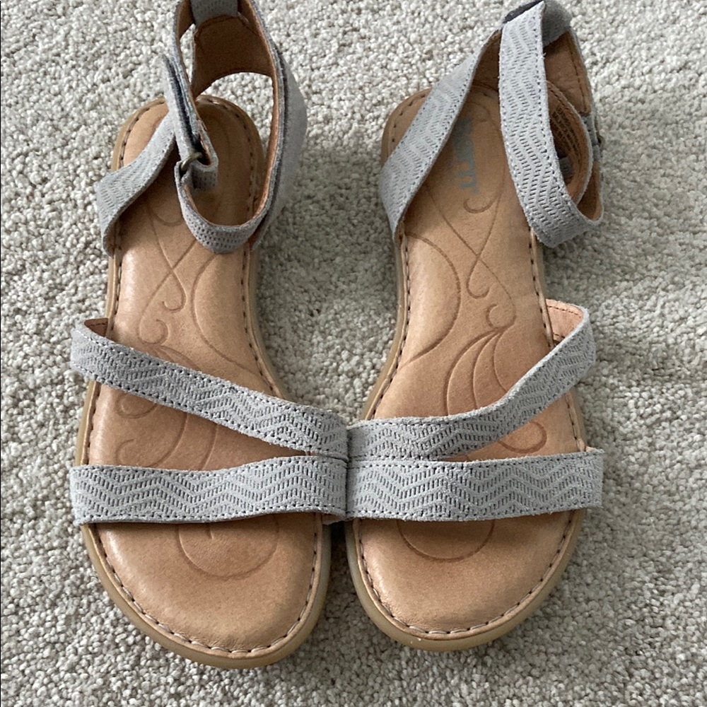 BORN Gray Sandals